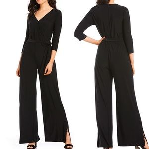 Halston Black One Piece Jumpsuit